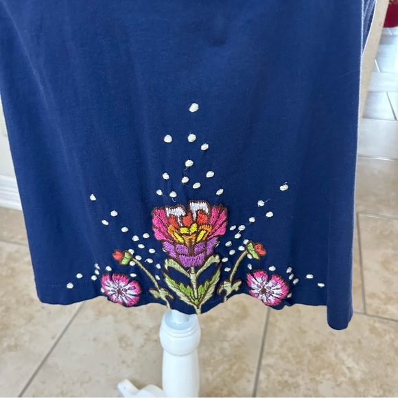 JWLA Blue embroidery dress NWT, Size S - Picture 8 of 11